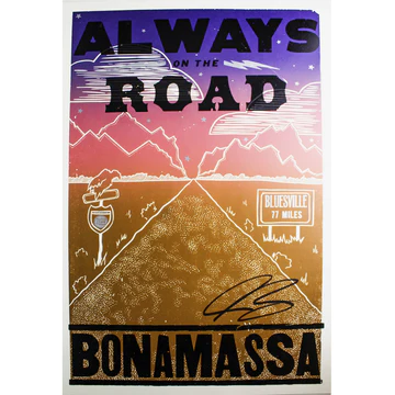 Always on the Road (2019) Hatch Print - Hand-Signed